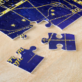 Schorpioen sterrenbeeld. legpuzzel (Zijkant)