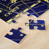 Schorpioen sterrenbeeld. legpuzzel (Zijkant)