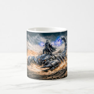 Schorpioen Sterrenbeeld met Krijger en Grote Mecha Koffiemok