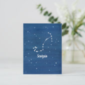 Schorpioen sterrenbeeld Night Sky Stars Briefkaart (Staand voorkant)