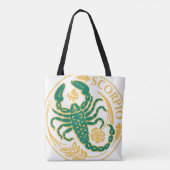Schorpioen Sterrenbeeld op een Tote Bag (Achterkant)
