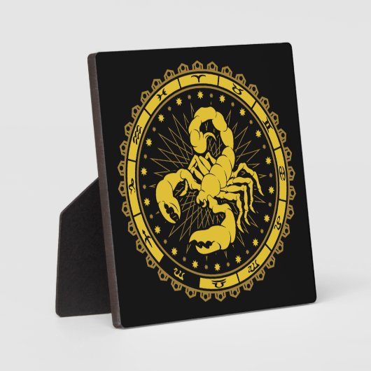 Schorpioen - Sterrenbeeld - Symbool - Horoscoop Fotoplaat (Voorkant)