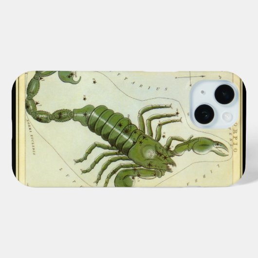 Schorpioen,  sterrenbeeld Urania's Mirror Case-Mate iPhone Case (Achterkant (horizontaal))