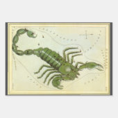 Schorpioen,  sterrenbeeld Urania's Mirror Inpakpapier Vel (Voorkant)