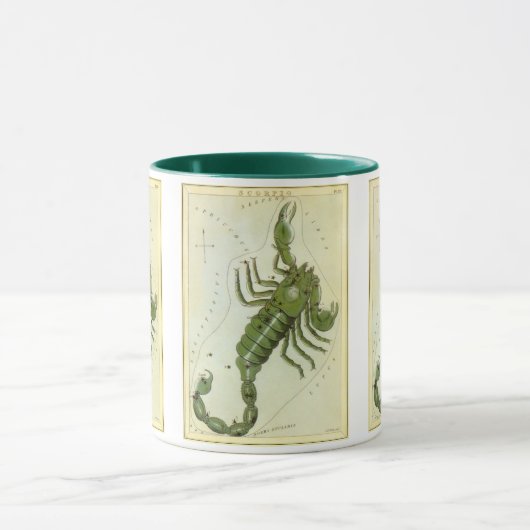 Schorpioen, sterrenbeeld Urania's Mirror Mok (Midden)