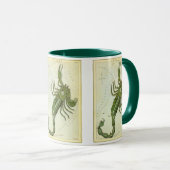 Schorpioen, sterrenbeeld Urania's Mirror Mok (Voorkant rechts)