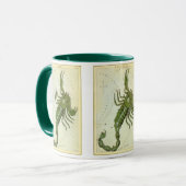 Schorpioen,  sterrenbeeld Urania's Mirror Mok (Voorkant links)