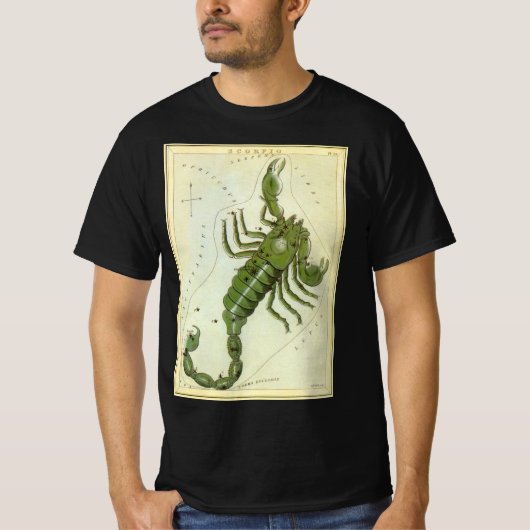 Schorpioen,  sterrenbeeld Urania's Mirror T-shirt (Voorkant)