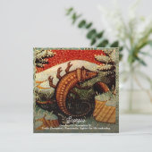 Schorpioen sterrenbeeld Verjaardag Kaart (Staand voorkant)