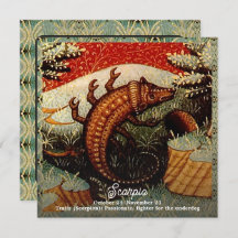Schorpioen sterrenbeeld Verjaardag