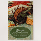 Schorpioen sterrenbeeld Verjaardag Legpuzzel (Verticaal)