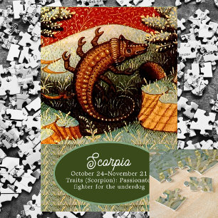 Schorpioen sterrenbeeld Verjaardag Legpuzzel
