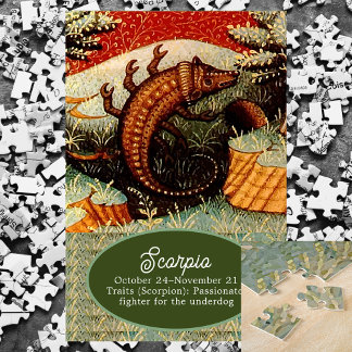 Schorpioen sterrenbeeld Verjaardag Legpuzzel