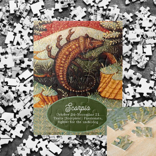Schorpioen sterrenbeeld Verjaardag Legpuzzel