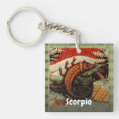 Schorpioen sterrenbeeld Verjaardag Sleutelhanger (voorkant)