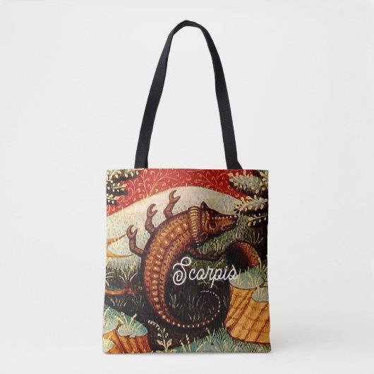 Schorpioen sterrenbeeld Verjaardag Tote Bag (Voorkant)