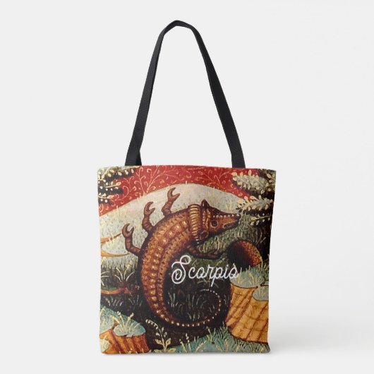 Schorpioen sterrenbeeld Verjaardag Tote Bag (Achterkant)