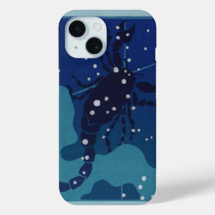Schorpioen Sterrenbeeld, Vintage Zodiac Astrologie iPhone 15 Case