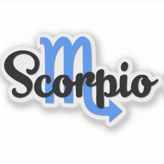 Schorpioen Sticker (Voorkant)
