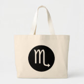 Schorpioen Symbool Grote Tote Bag (Voorkant)