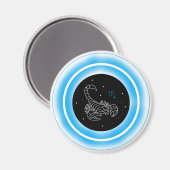 Schorpioen Symbool – Minimaal Astrologie Embleem Magneet (Voorkant / Achterkant)