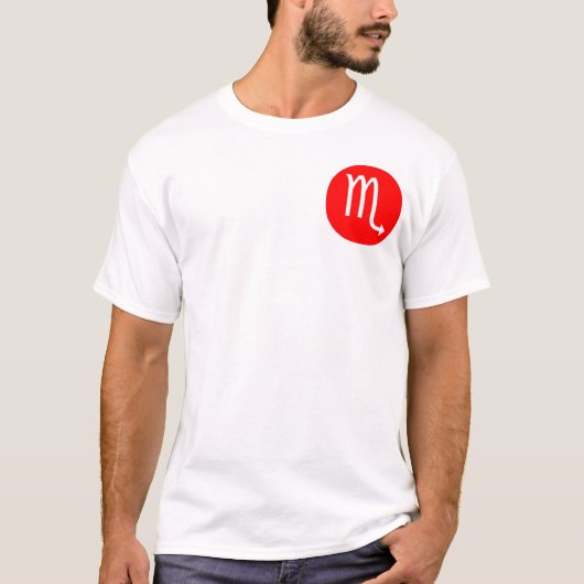 Schorpioen Symbool - Pocket T-shirt (Voorkant)