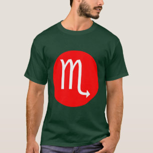 Schorpioen symbool t-shirt