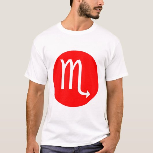 Schorpioen Symbool T-shirt (Voorkant)