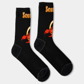 Schorpioen teken sokken (Rechts)