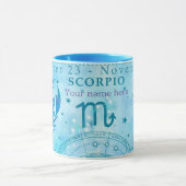 Schorpioen trekken gepersonaliseerd Mok (Midden)