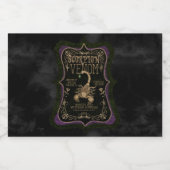 Schorpioen Venom Gothic Apothecary Halloween Likeurfles Etiket (Enkel label)