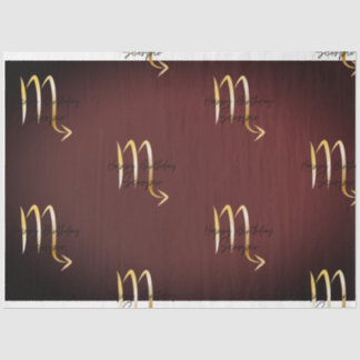 Schorpioen Verjaardag Kleur Wrap Tissuepapier