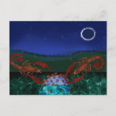 Schorpioen verslaat het virus briefkaart (Voorkant)