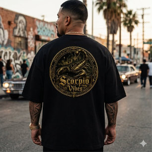 Schorpioen Vibes Back T-shirt