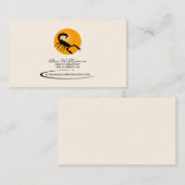 Schorpioen Visitekaartje (W / zon achtergrond) (Voorkant / Achterkant)