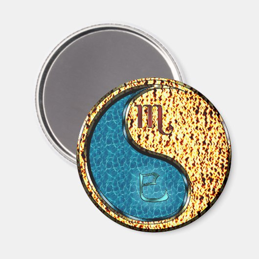 Schorpioen & Vuur Slang Magneet (Voorkant / Achterkant)