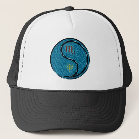 Schorpioen & Water Aap Trucker Pet (Voorkant)