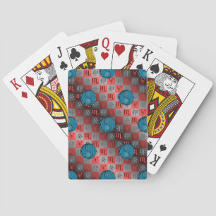 Schorpioen & Water Konijn Pokerkaarten