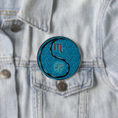 Schorpioen & Water Konijn Ronde Button 7,6 Cm (In situ)