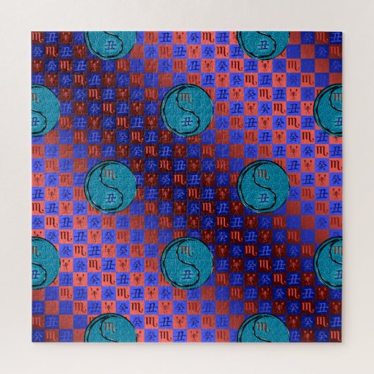 Schorpioen & Water Os Legpuzzel (Verticaal)