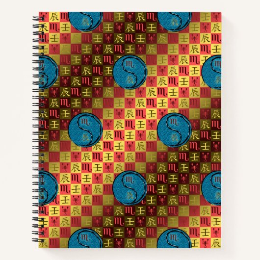 Schorpioen & Waterdraak Notitieboek (Voorkant)