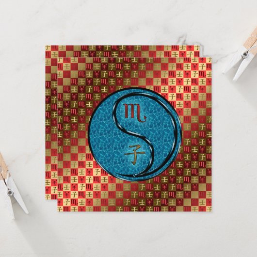 Schorpioen & Waterrat Kaart (Voorkant / Achterkant in situ)