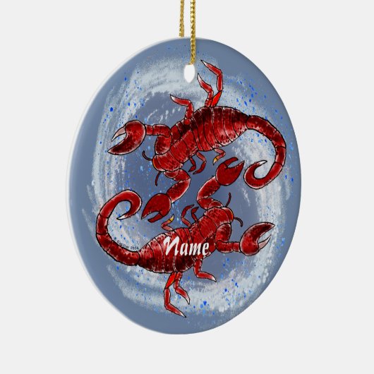 Schorpioen Yin Yang ornament (Rechts)