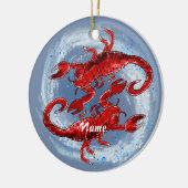 Schorpioen Yin Yang ornament (Links)