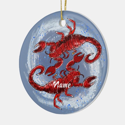 Schorpioen Yin Yang ornament (Links)