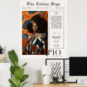 Schorpioen | Zodiac Astrologie Foto Krant Poster (Thuiskantoor)