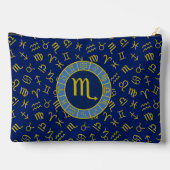 Schorpioen Zodiac + Astrologie Symbolen Patroon Gl Etui (Achterkant)