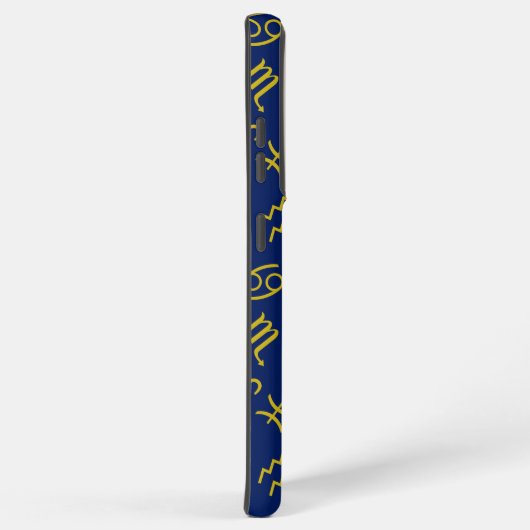 Schorpioen Zodiac + Astrologie Symbolen Patroon Gl Samsung Galaxy Hoesje (Rechterkant)