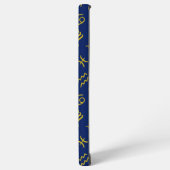 Schorpioen Zodiac + Astrologie Symbolen Patroon Gl Samsung Galaxy Hoesje (Linkerkant)