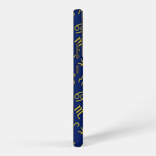 Schorpioen Zodiac + Astrologie Symbolen Patroon Gl Samsung Galaxy Hoesje (Rechterkant)